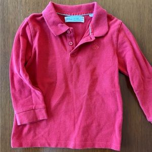 Zara Baby Boy 4-5Y Red Polo shirt long sleeve